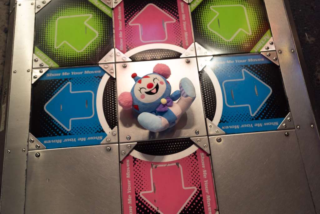 Babaru on a DDR pad